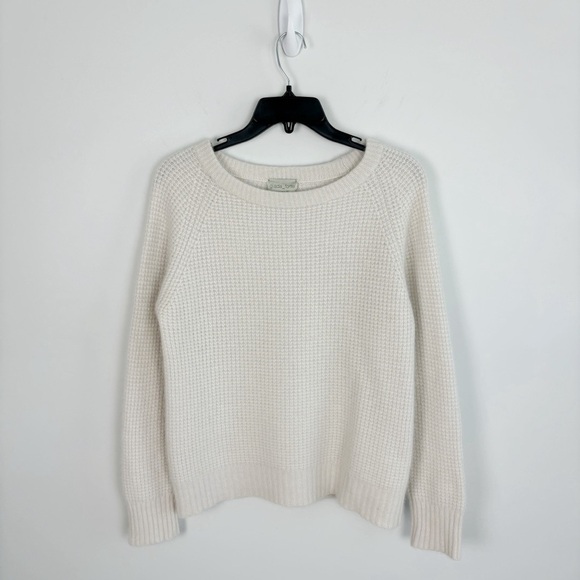 Giada Forte Waffle Knit Cashmere Sweater - Picture 1 of 12